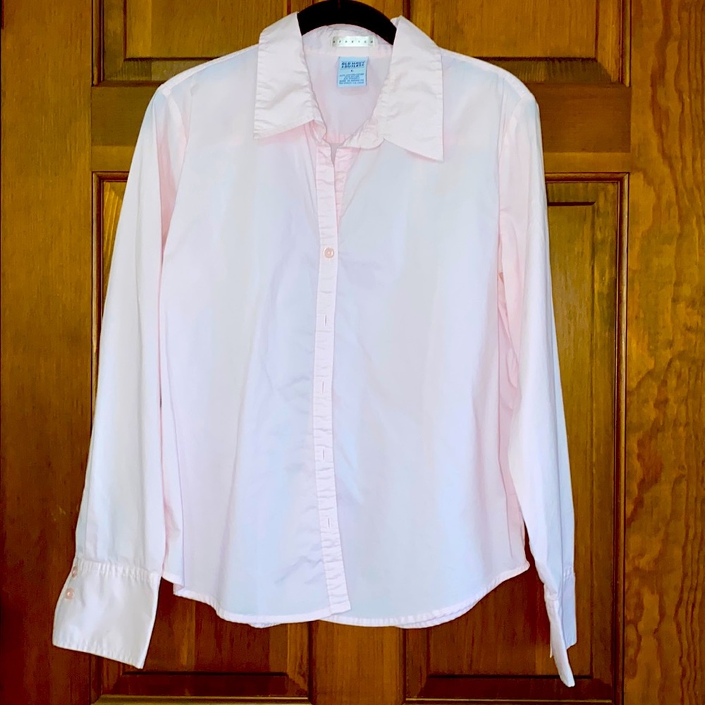 Old Navy pink long sleeve button up